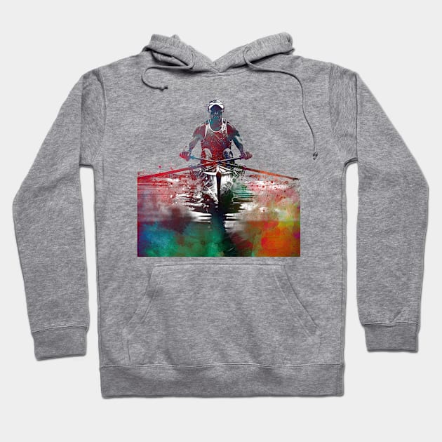 Rower sport sport #rower Hoodie by JBJart